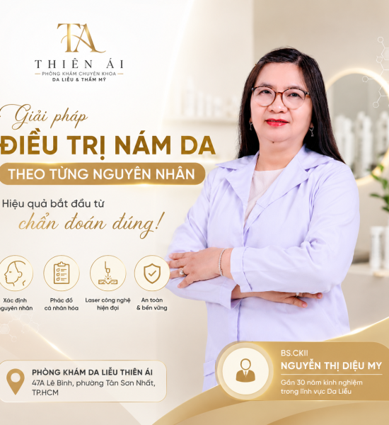 BS Da Liễu Diệu My chia sẻ giải pháp điều trị nám da theo từng nguyên nhân