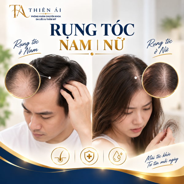 Rụng tóc nam, rụng tóc nữ