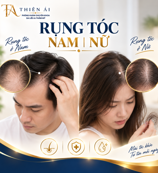 Rụng tóc nam, rụng tóc nữ