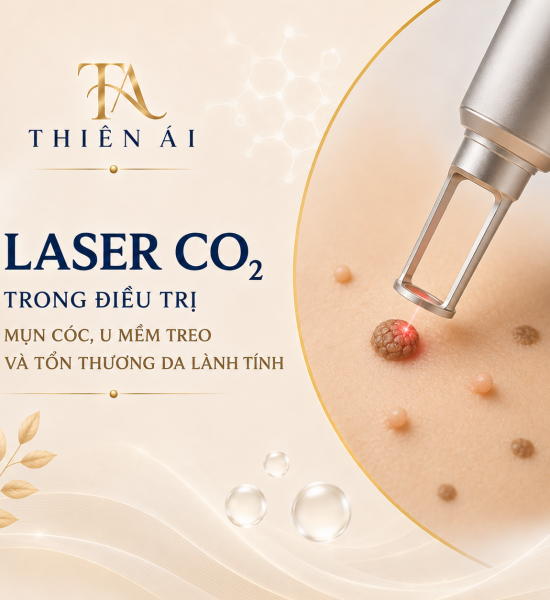 Laser CO₂ trong điều trị mụn cóc, u mềm treo và tổn thương da lành tính